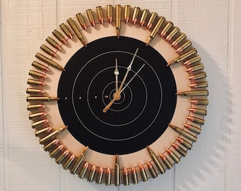 Original Target Clock, the perfect hunter gift with bullets!