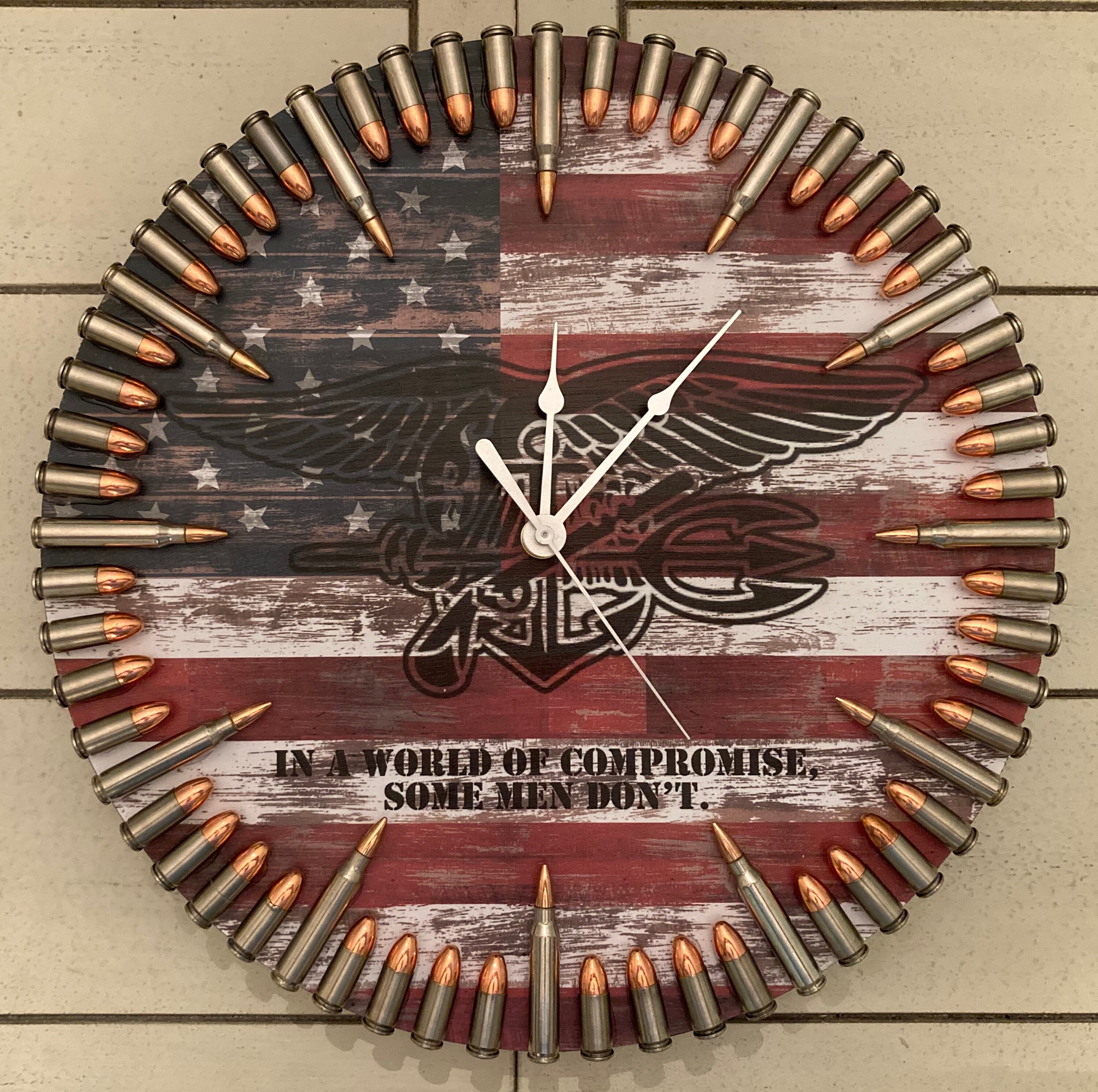 NEW Special Edition Patriotic Flag Clock With Nickel Casings Etsy UK