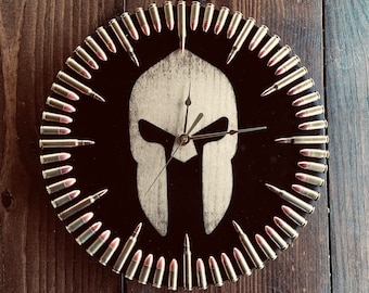 Spartan Bullet Clock. A badass gift for the warrior in your life.