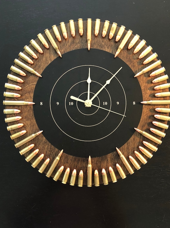 Extra Large Bullet Clock Hybrid. The Perfect gift for the Etsy
