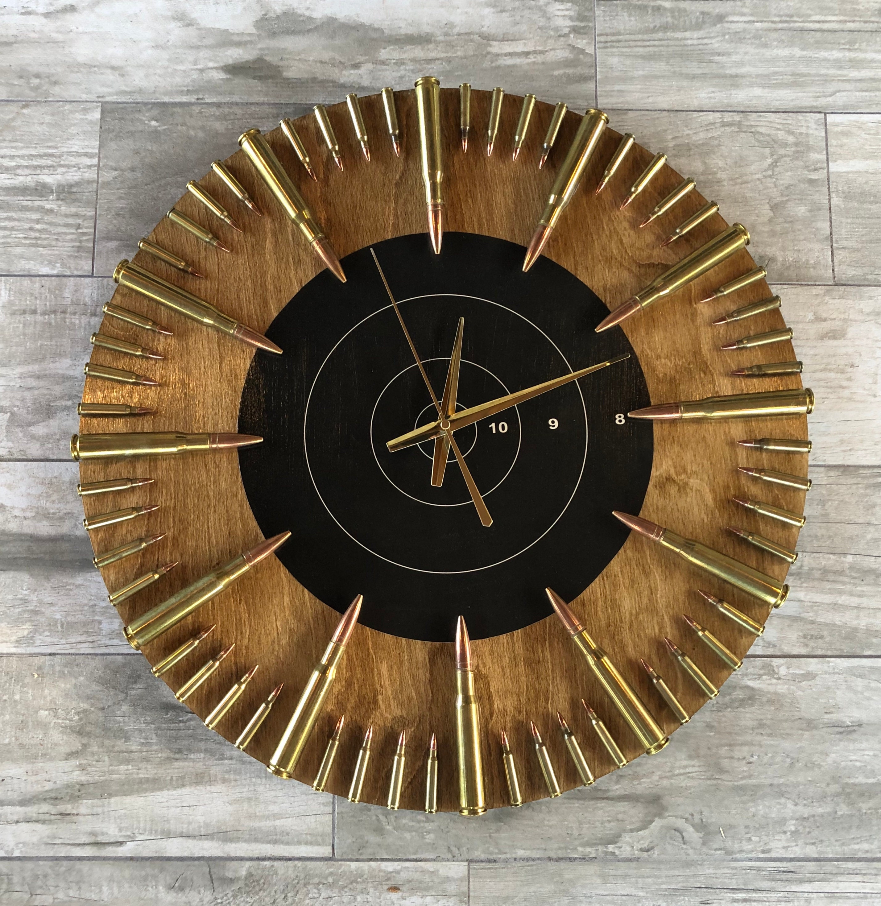 HUGE 50 CAL Bullet Clock the Ultimate Gun Enthusiast Gift & Etsy