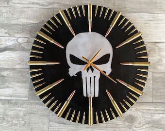 HUGE Punisher 50 CAL Bullet Clock!