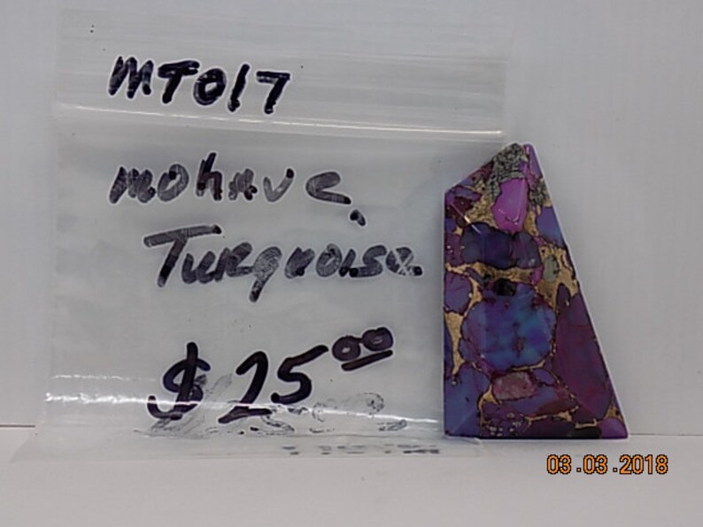 Mohave Purple Turquoise Gemstone Cabochon