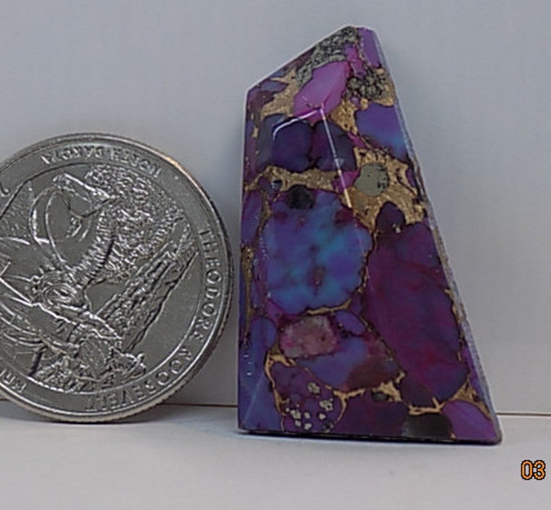 Mohave Purple Turquoise Gemstone Cabochon
