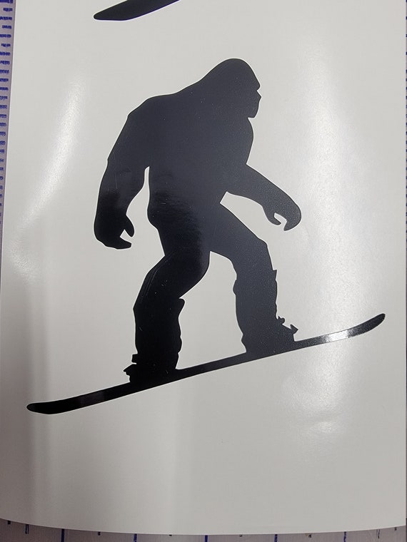 burton bigfoot snowboard Bigfoot Snowboarding Snow Board Ski Sasquatch on a Snowboard 5