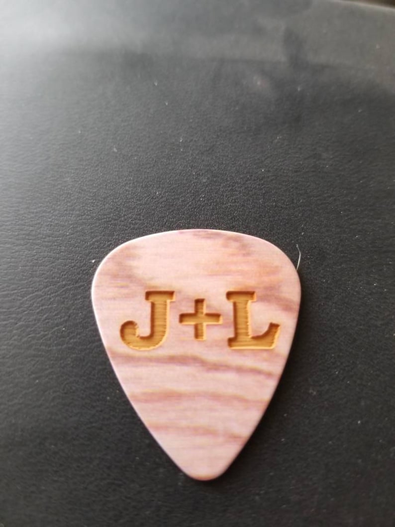 ONE Custom Engraved Guitar Pick choose Beautiful Type and Etsy