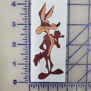 Coyote Road Runner  Vinyl Decal Sticker Custom Made to Order 4"