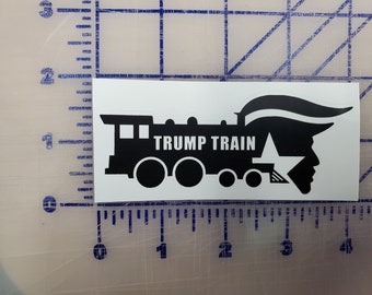Trump Train Trump Pence 2020  President Donald Trump Bumper sticker replica Logo Vinyl Decal