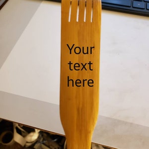 Personalized Back Scratcher Wood with Custom Quote