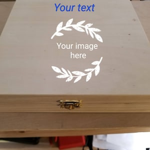 Caja grabada, Caja grabada personalizada, Caja de recuerdos, Caja de madera, Caja de recuerdo, Cajas de madera personalizadas, Caja de almacenamiento, Joyero de madera