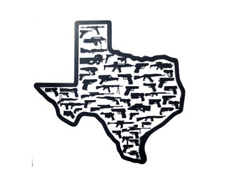 Texas Gun State Strong We the People   American Flag  Pride of the USA Vinyl Decal Sticker Custom Made to Order 4&quot;