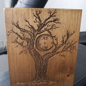 laser engraved wedding family photo engraving frame wood picture gift mom custom personalized