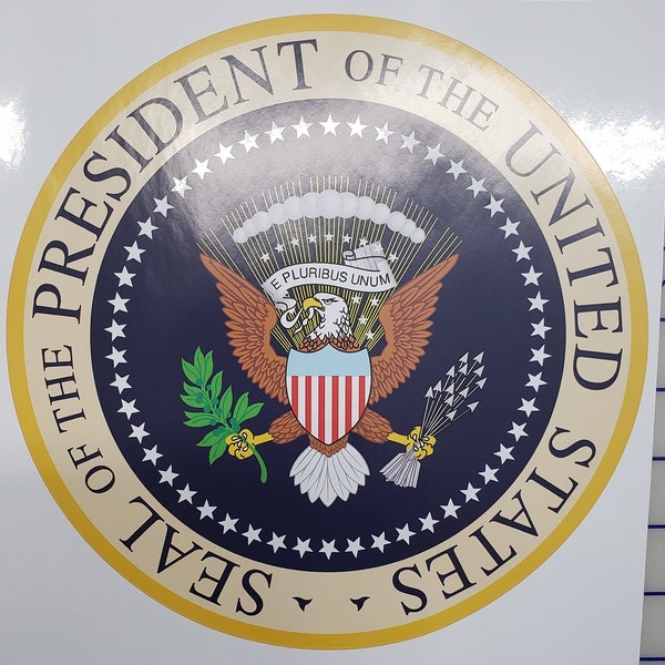 President of the United States USA Official Seal   replica Logo Vinyl Decal Donald Trump multiple sizes