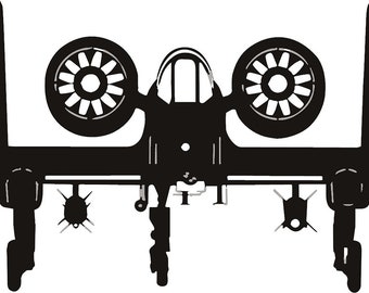 A10 Warthog Plane Aircraft Army Military Circle United States Eagle USA Proud Digital File