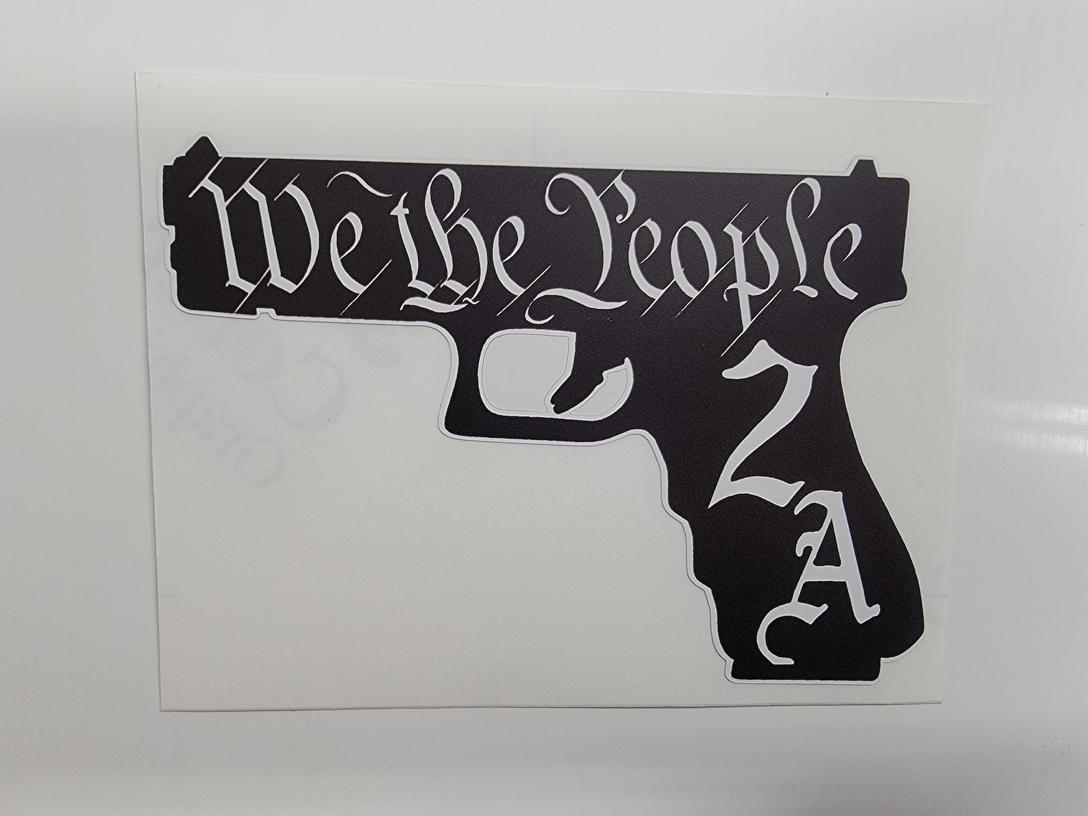WE The People pistol handgun Vinyl Decal Sticker Custom Made Etsy
