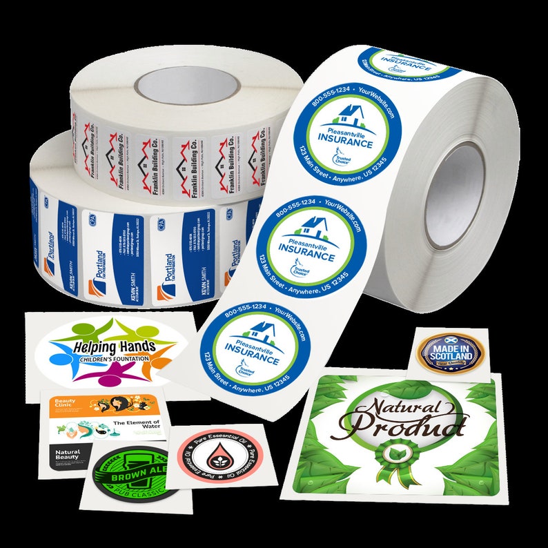 Custom Business LOGO stickers labels with your business logo Etsy