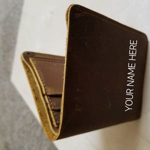 Leder lasergravierte Hochzeit Familienfotogravur WALLET Bild Geschenk Mama individuell personalisiert
