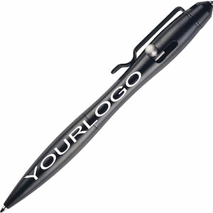 Custom Bolt Action Ball Point Tactical Pen Black Made in USA Glass Breaker Defense Pen