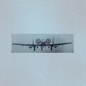 A10 Warthog Military Decal Sticker Custom Made to Order