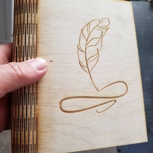 Unique Wood Wedding Photo Album, Monogrammed Personalized Wedding Album, Large Custom Personalized Wood Book, Unique Gift Idea, Wooden Book