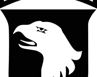 Airborne Army Military Circle United States Eagle USA Proud Digital File