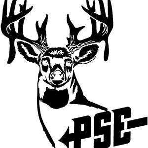 Deer decal Buck Bow Hunt Whitetail Hunting Archery  Vinyl Decal Sticker Custom Made to Order