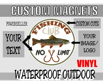 Custom Magnets printed and cut to size | Outdoor and weather proof | Can be applied to most metal surfaces | Easy install