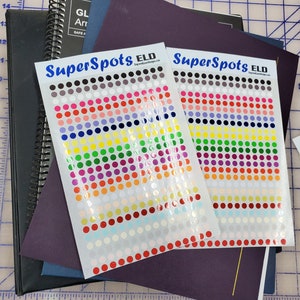 Planning Dots for planner binder Bopp multi color Super Dots MINI DOT Planner Stickers