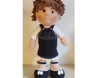 Tutoriel  en français, Poupée Coraline, Crochet, Pattern, Patron, Tutoriel, Amigurumi, Poupée