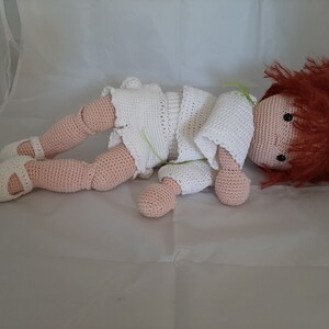 Pattern in US English, Cherry articulated doll, crochet pattern image 7
