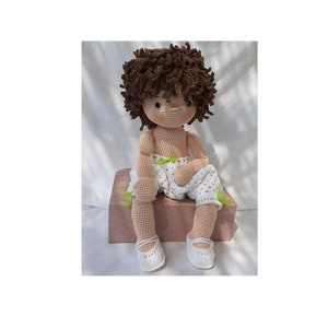 French tutorial, Caroline articulated doll, crochet model, crochet doll tutorial