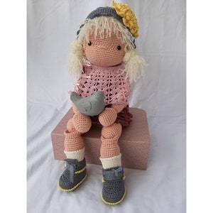Tutorial in French, Marie Lou articulated doll, crochet model, amigurumi, doll, amigurumi doll, tutorial, doll tutorial