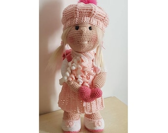 Tutorial in French, LYNETTE Doll, Crochet, Pattern, Pattern, Tutorial, Amigurumi, Doll