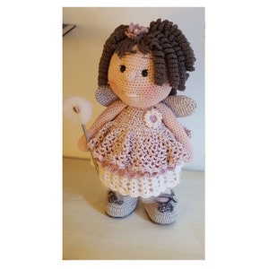 Tutorial in French and English, Perlimpimpin Fairy Doll, Crochet, Pattern, Patron, Tutorial, Amigurumi, Doll