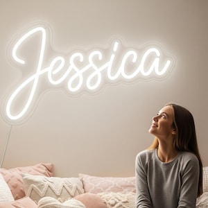 Custom Dorm room Name Neon Sign bedroom, roomies neon sign, Teenage Girls Gifts, Dorm Room Decor, Gift for Her, Christmas Gifts, wall decor