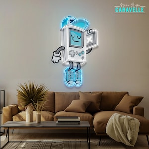 Gameboy Neon Sign: Custom Logo, Wall Decor