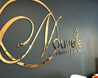 Laser Cut 3D Logo Sign: Custom Business Signboard