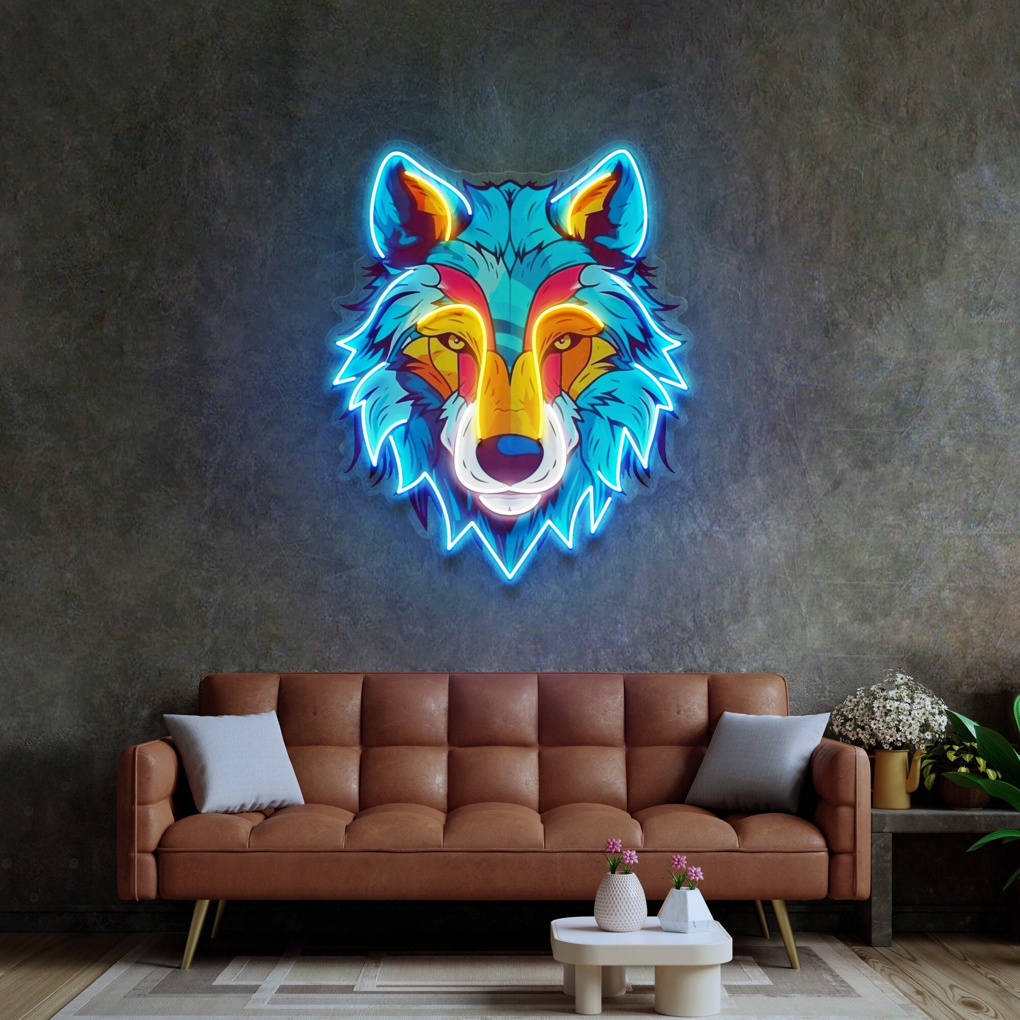 The Witcher Wolf and Raven Metal Wall Art for Game Room and Home