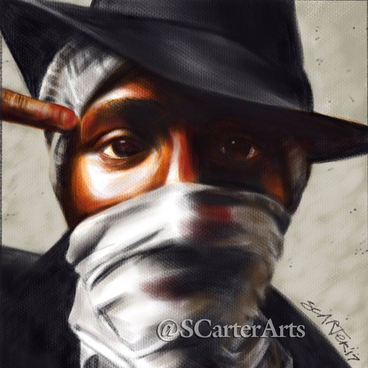Mos Def Yasiin Bey, Pastel Art Print, Hip Hop