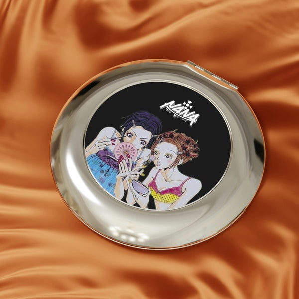 Nana Manga compact travel mirror, Anime mirror, Nana Osaki mirror, Nana Komatsu mirror, Anime compact mirror