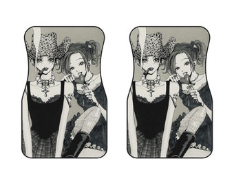 Nana anime car mat multiple designs, Nana Osaki car floor mat, Shin car mat, Anime car mat, Cute car accessories