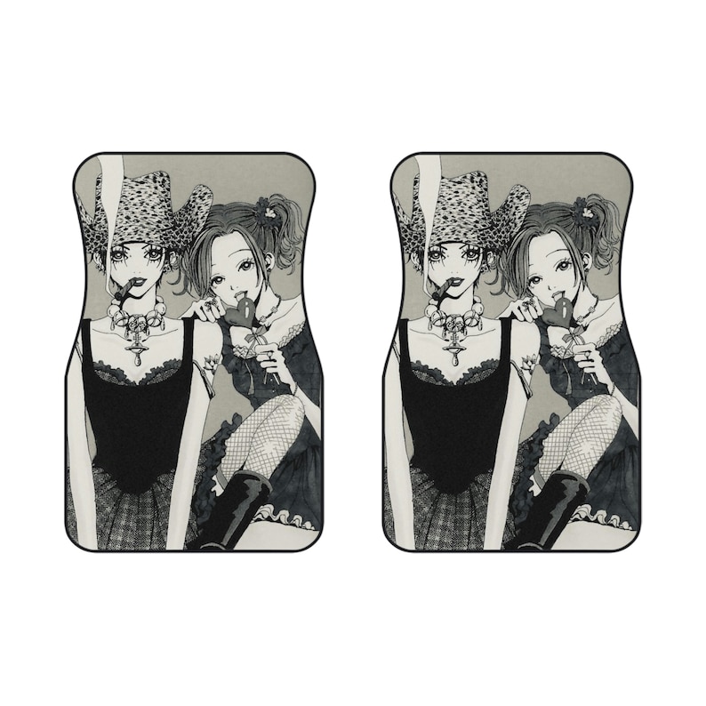 Alfombrilla de coche de anime Nana con varios diseños, alfombrilla de coche Nana Osaki, alfombrilla de coche Shin, alfombrilla de coche de anime, bonitos accesorios para coche Design 1