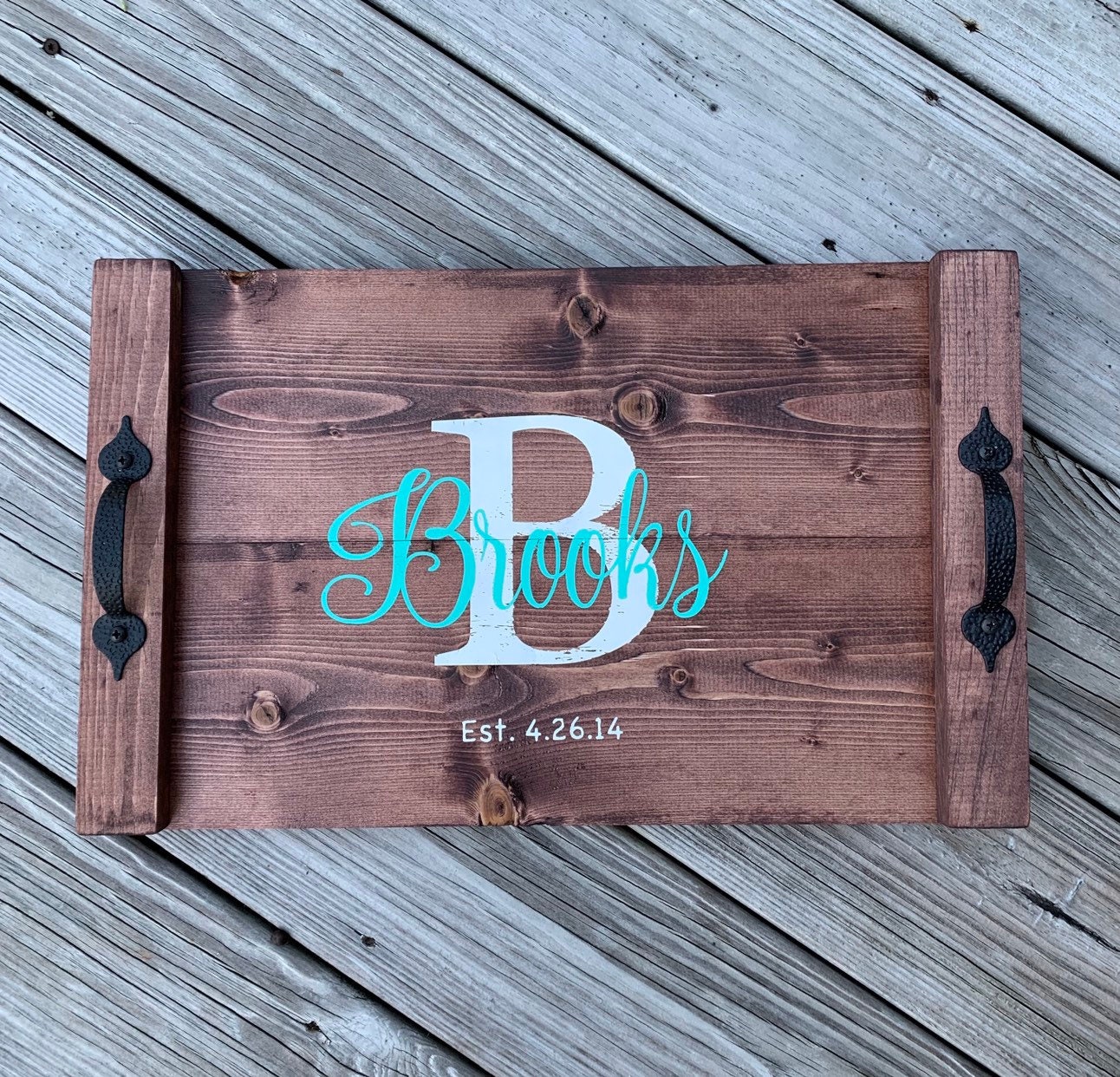 Personalized Serving Tray Etsy