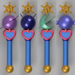 Sailor Moon Outer Scout Wand 3D Print Files