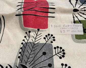 26" x 43" Retro Fabric