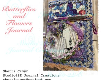 Butterflies and Flowers Journal