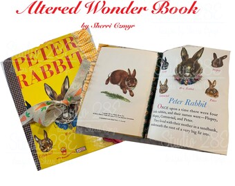 NOW 35.00 (US) Peter Rabbit Journal II (Altered Wonderbook)