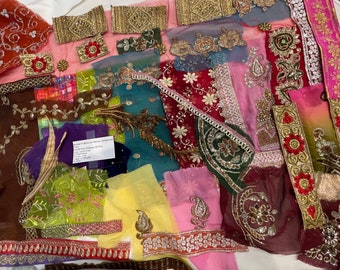 Lower Prices!!! Boho-ish Style Fabrics, Trims and Scraps