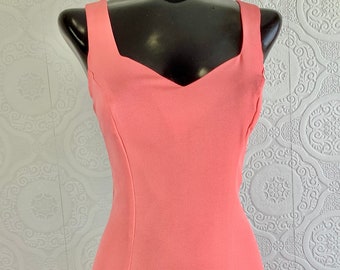 Sleeveless Peach Formal Dress