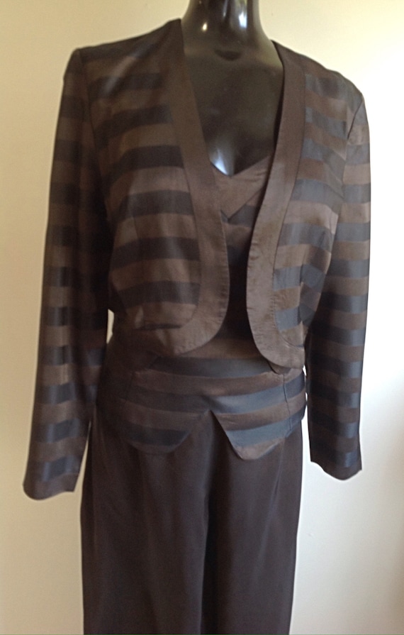 1980s Vintage pant suit, Great Disco outfit ,Slee… - image 2